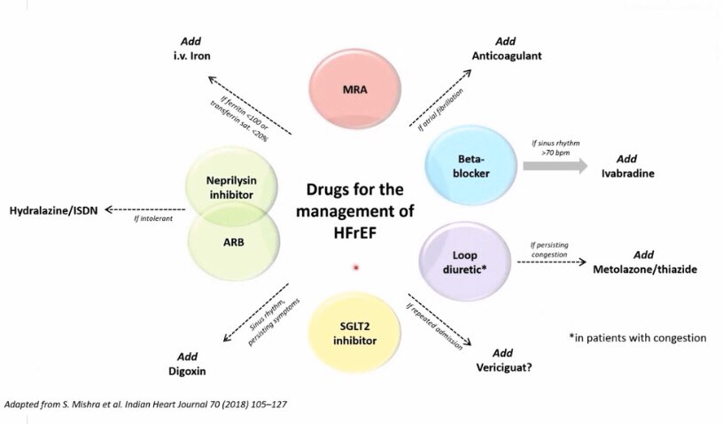 hvanspall's tweet photo. #ESCCongress Considerations in titrating #HFrEF therapies by Dr John McMurray, master researcher &amp; teacher! 
Sequence of adding drugs should consider 
🔹volume status 
🔹HR, BP
🔹renal function
🔹potassium 
#HeartFailure #HF https://t.co/BLaK5LbwcL