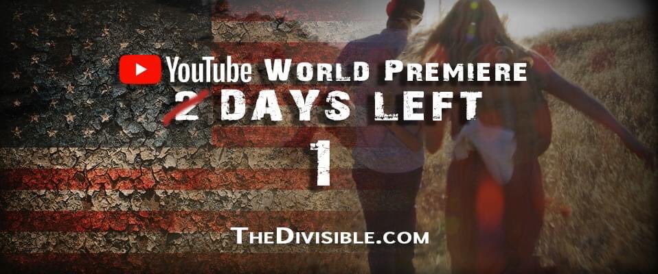 Less than 12-hours left! THE DIVISIBLE World Premiere on YouTube September 1st!

JOIN US FOR FREE!
TheDivisible.com