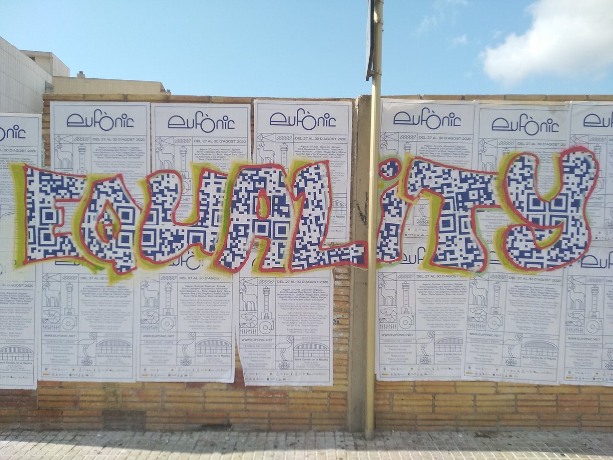 jaumevidalarasa's tweet photo. Treball comunitari que la joventut fa en el marc d'@eufonic_fest .
Resultat dels taller d'expressió mural als espais d'aprenentatge del #CFALoPont de la @FundGentis.
@joventutcat #youfonic @JoanBarbera7 @jovesebre
Visibilització del talent juvenil.
@stomasroiget @martacidp https://t.co/dt3XvcbqOr
