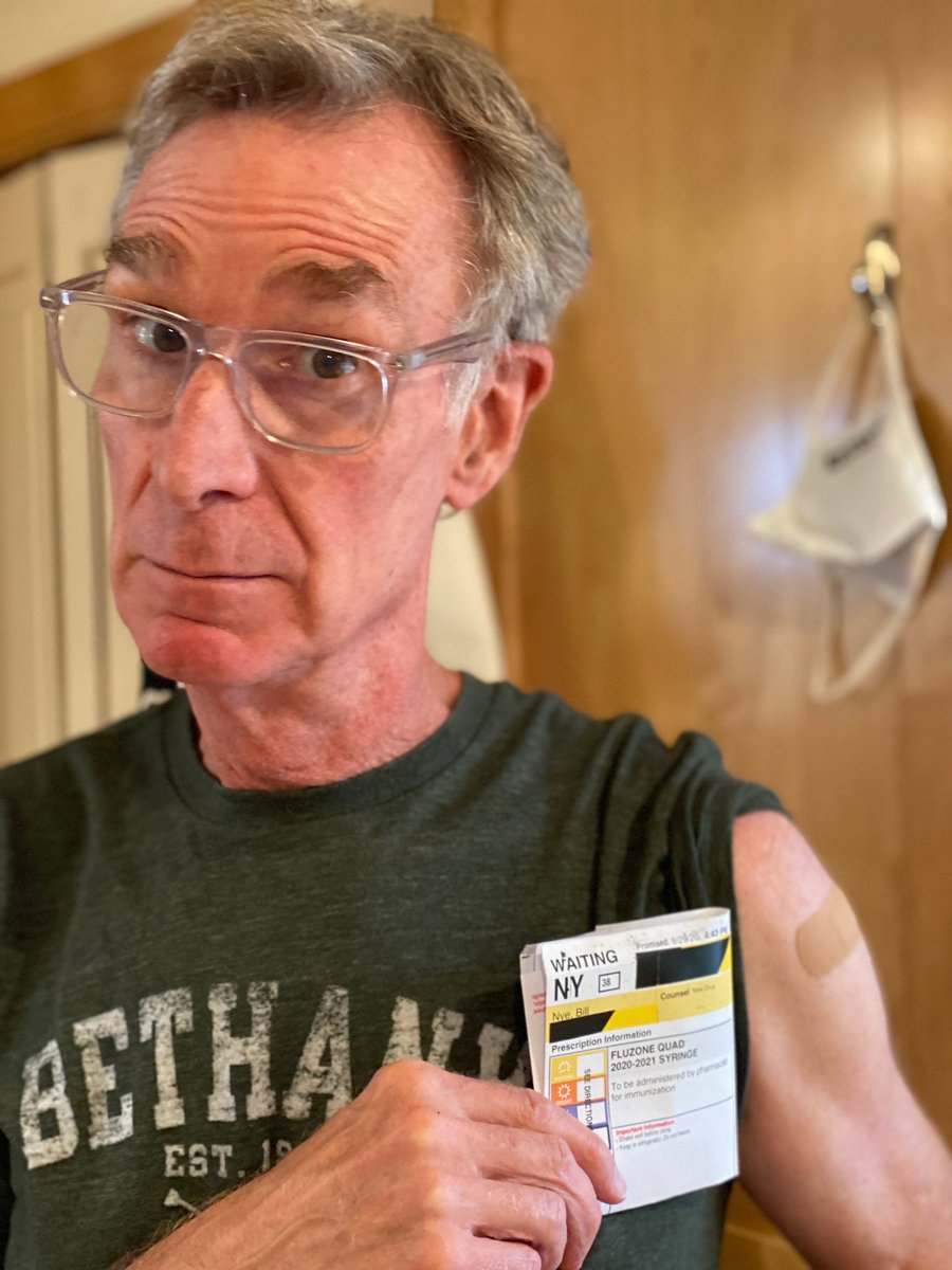 I got a flu shot. Protects me. Protects you from me. Please get one, too!
