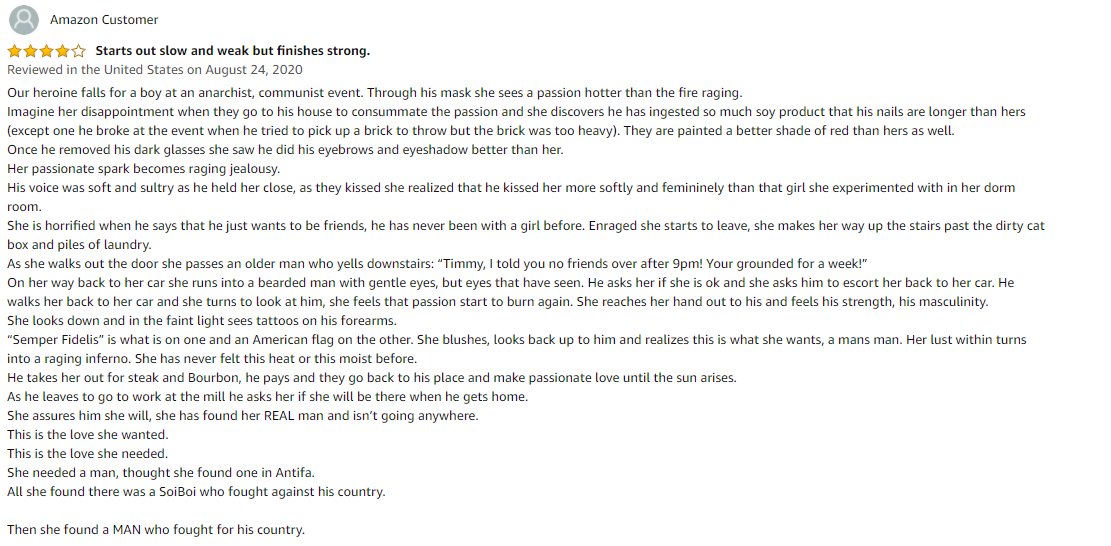 OKOK FINAL TWEET BEFORE I RECORD BUT THESE REVIEWS ARE ABSOLUTELY HILARIOUS