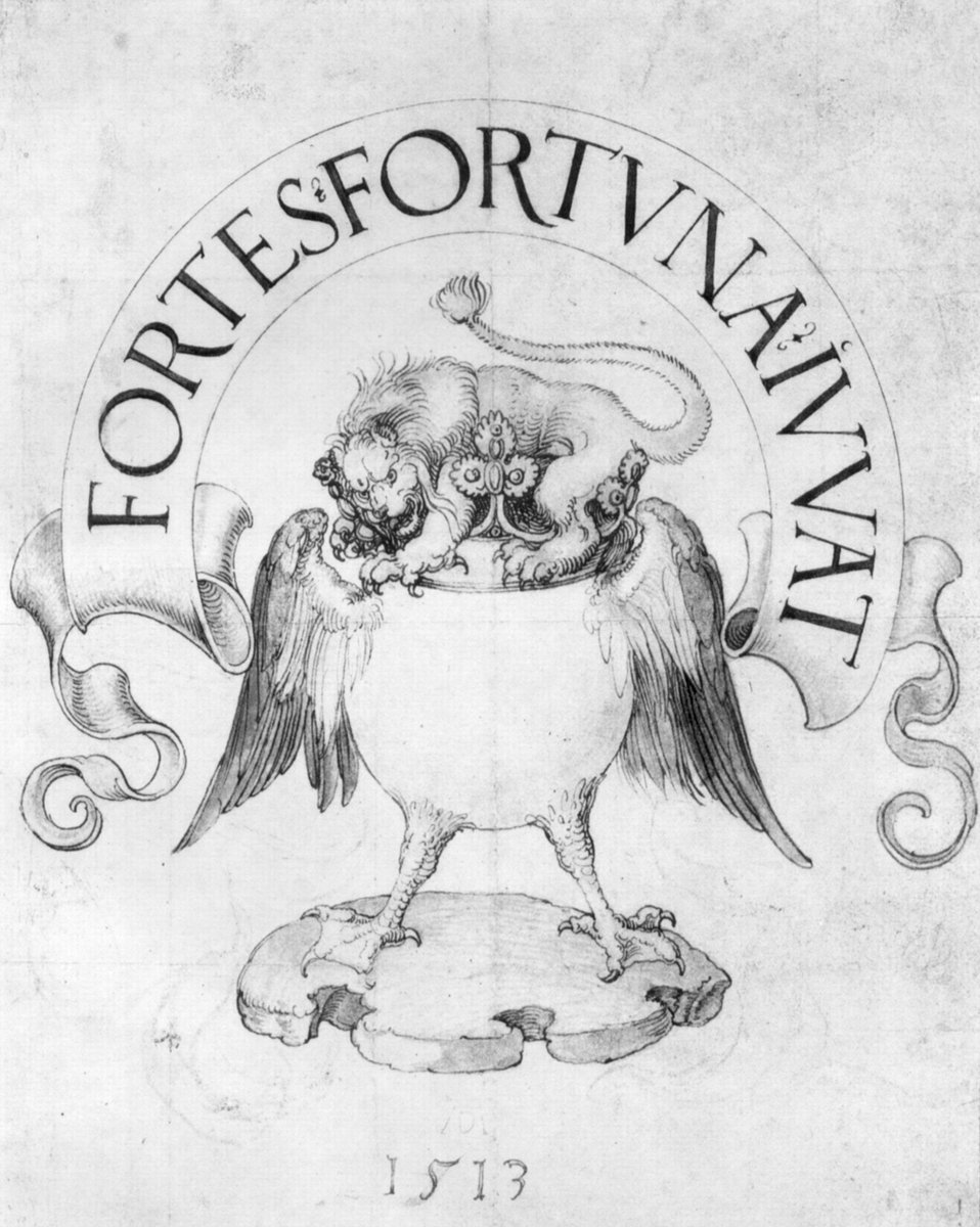 Draft for a book sign lion, 1513 #albrechtdurer #dΓΌrer https://t.co/9ag7osrLhi