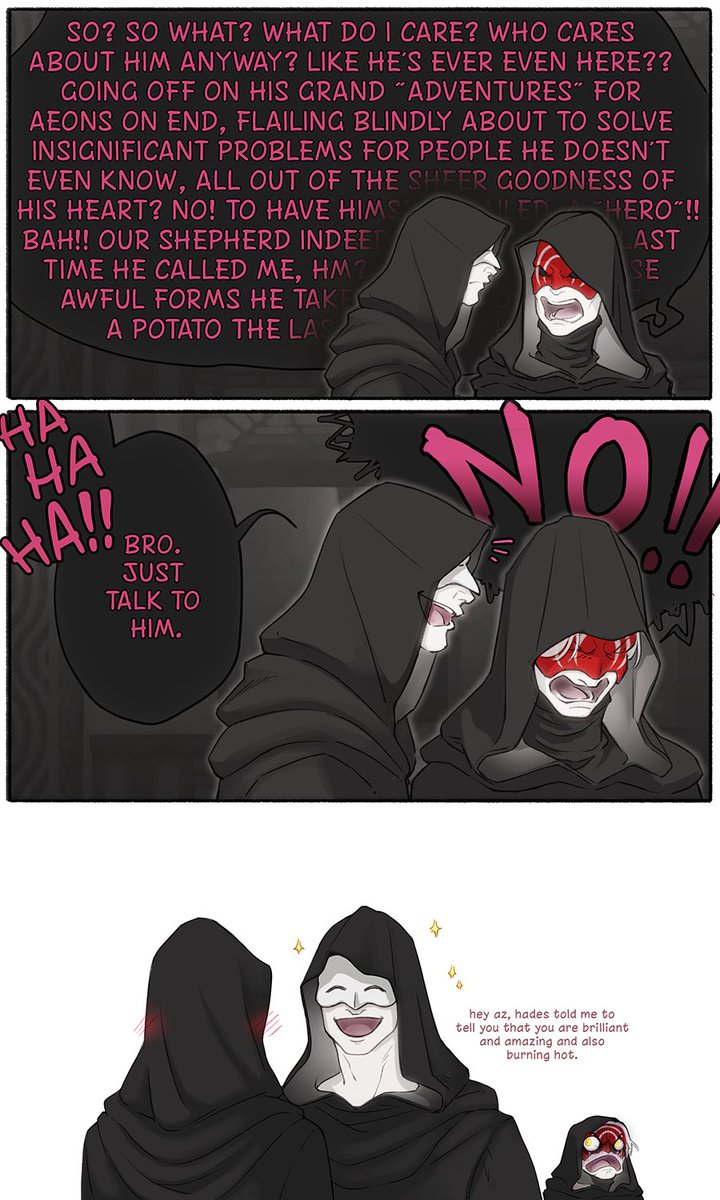 [⚠️5.3 spoilers] with friends like hythlodaeus,,,,,,, 

#ffxiv #emetwol #エメ光