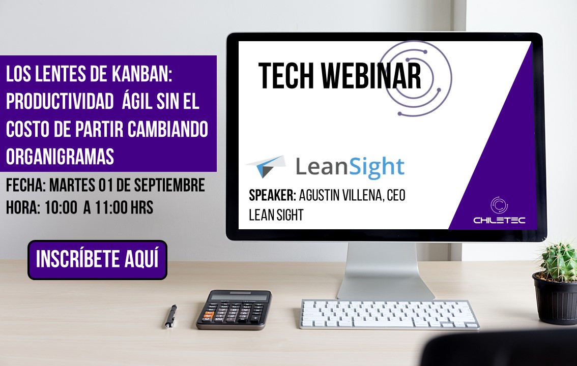 ChiletecOrg's tweet image. 📌MAÑANA | #TechWebinarChiletec: &quot;Los Lentes de Kanban: productividad ágil sin el costo de partir cambiando organigramas&quot; Inscripciones y más info en 👉lnkd.in/etySj6d