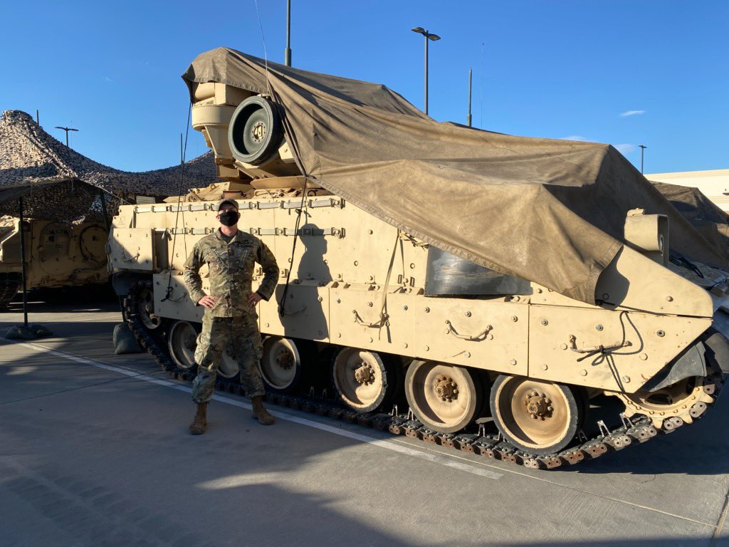 utc_rotc's tweet image. Today’s Alumni Spotlight is of 2LT Mason Beebe, Class of 2019. 2LT Beebe is an Infantry Officer and recently became the PL of 3rd PLT, Charger Company, 1–77 AR at Ft. Bliss, TX🇺🇸
•
He and his platoon are currently undergoing their Table VI qualifications for gunnery💪 #ARMY #UTC