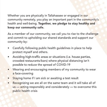 FSU Student Body President tweet media