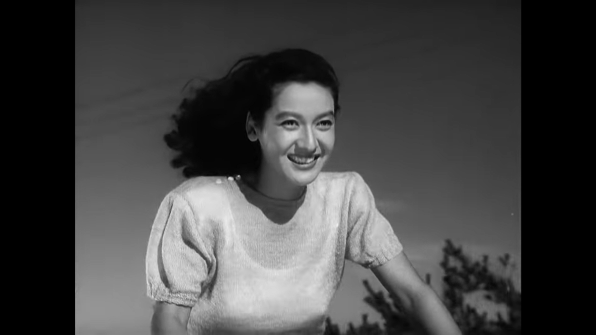 It’s now been more than 90 seconds since we’ve been outside without any dialog or context for what we’re doing here. Just a minute and a half of Setsuko Hara biking. I have no problem with this.