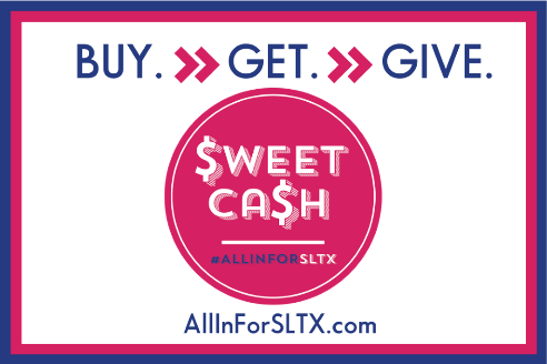 VisitSugarLand's tweet photo. Support #localbiz with Sweet Cash! BUY a gift card to any Sugar Land business and in return, GET one for yourself and GIVE one to a frontline worker. We’ve distributed 1,200+ gift cards and we still have more! Go #AllInForSLTX and learn more here: https://t.co/9iHAQxNtMw https://t.co/J0EMlqJ6QU