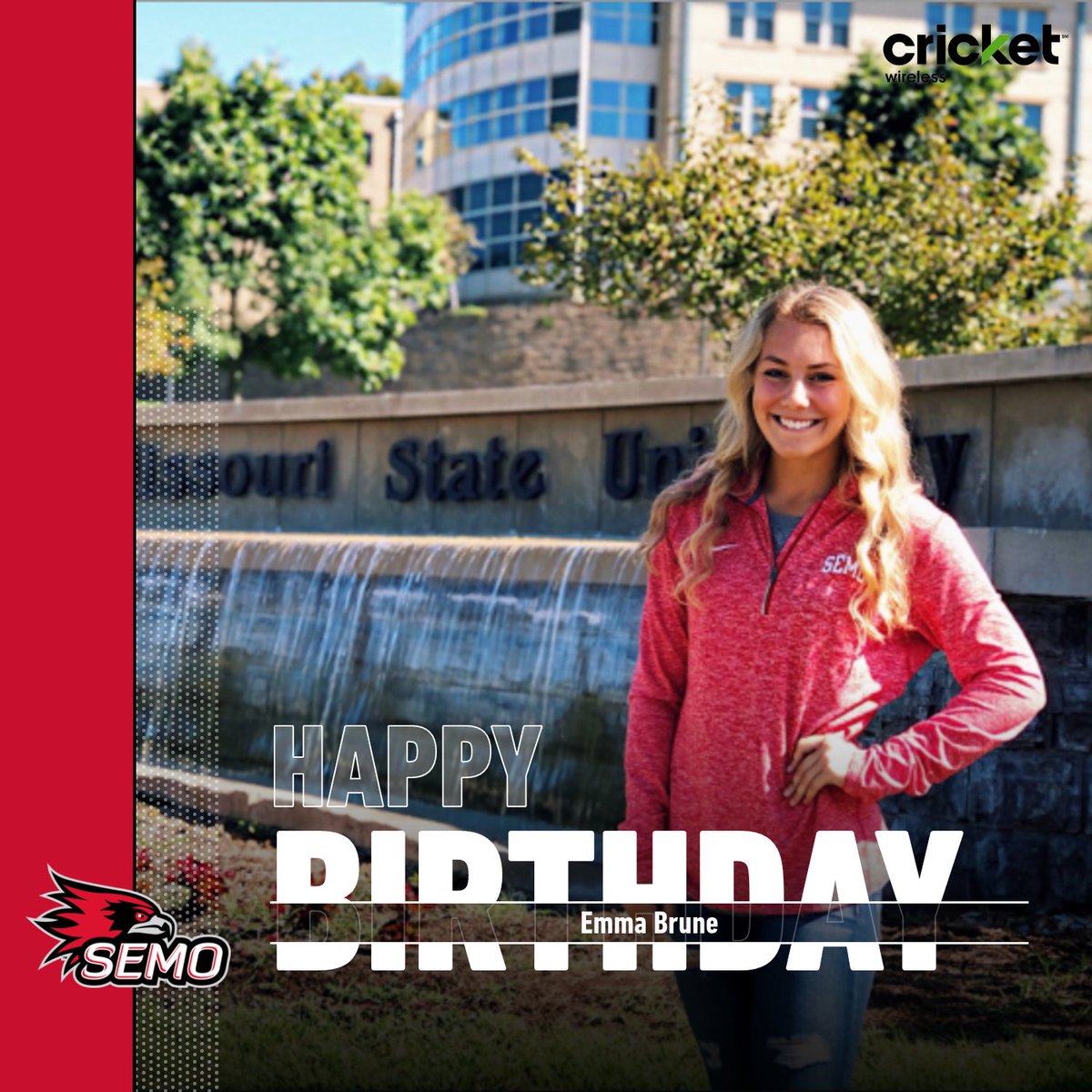 SEMOSoccer's tweet photo. Happy Birthday to freshman, Emma Brune!! 

#SmileOn  😁🎂 https://t.co/HYJbrRIwxE