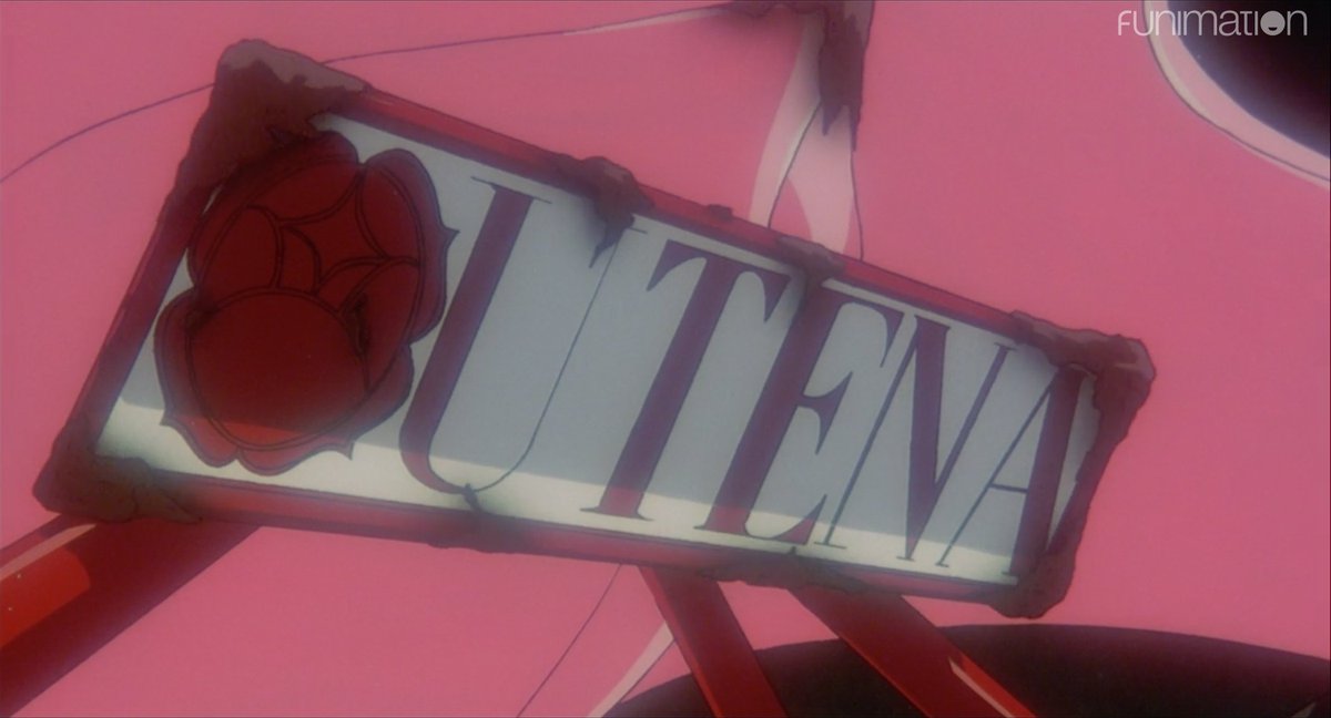 I love that the relationship between human and car is presented as symbiotic. Utena isn’t just a tool that carries Anthy where she wants to go, she requires Anthy to guide and take care of her along the way. It's literally impossible for Utena to leave Anthy behind.