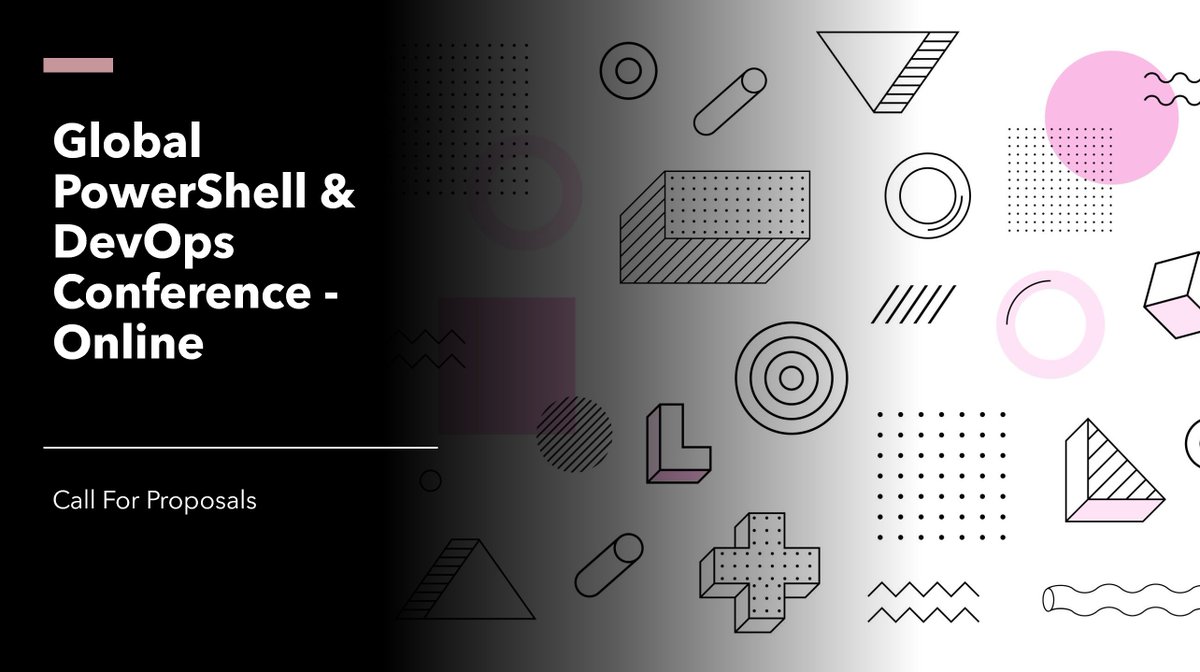 DevOpsOrg's tweet image. We are seeking proposals for Global PowerShell &amp;amp; DevOps Conference, a 24-hour online conference in collaboration with @PSConfAsia &amp;amp; @psdayuk. CFP closes on September 15th. #PowerShell #PSDevOps #PSHSummit

bit.ly/2ENzkRl