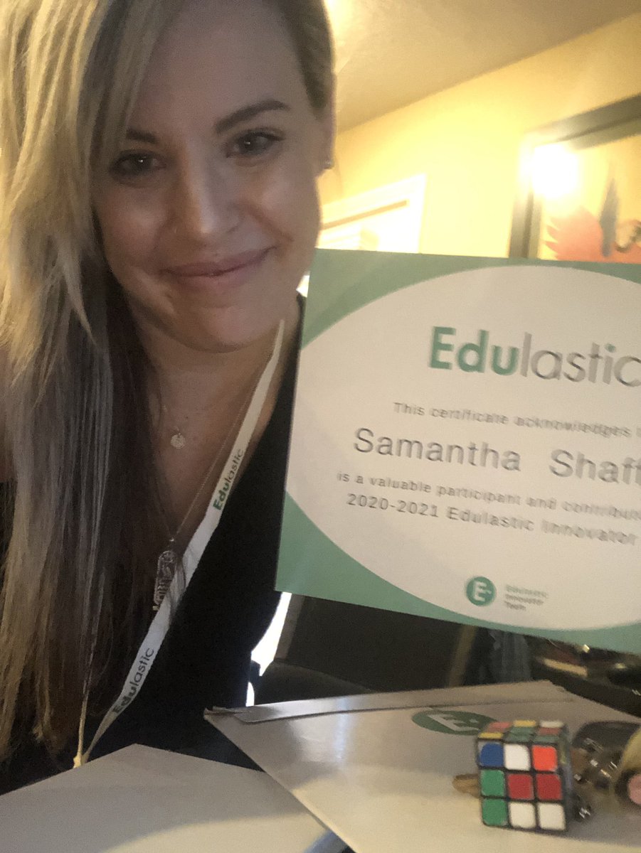 SamanthaShaffn2's tweet photo. Love being a part of the amazing #EdulasticInnovatorTeam ✅✅✅ #BackToSchool2020 #edtech #DataScience #masterychat @Edulastic https://t.co/BgpaJTG7eb