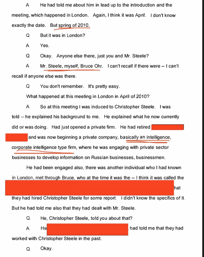 They weren’t planning to ever have Steele testify in a case or be a witness, whether he was supplying FIFA intel, Mogilevich, the later dossier, or whatever.These types of CI investigations are run differently. So what is the significance they opened a CI? 