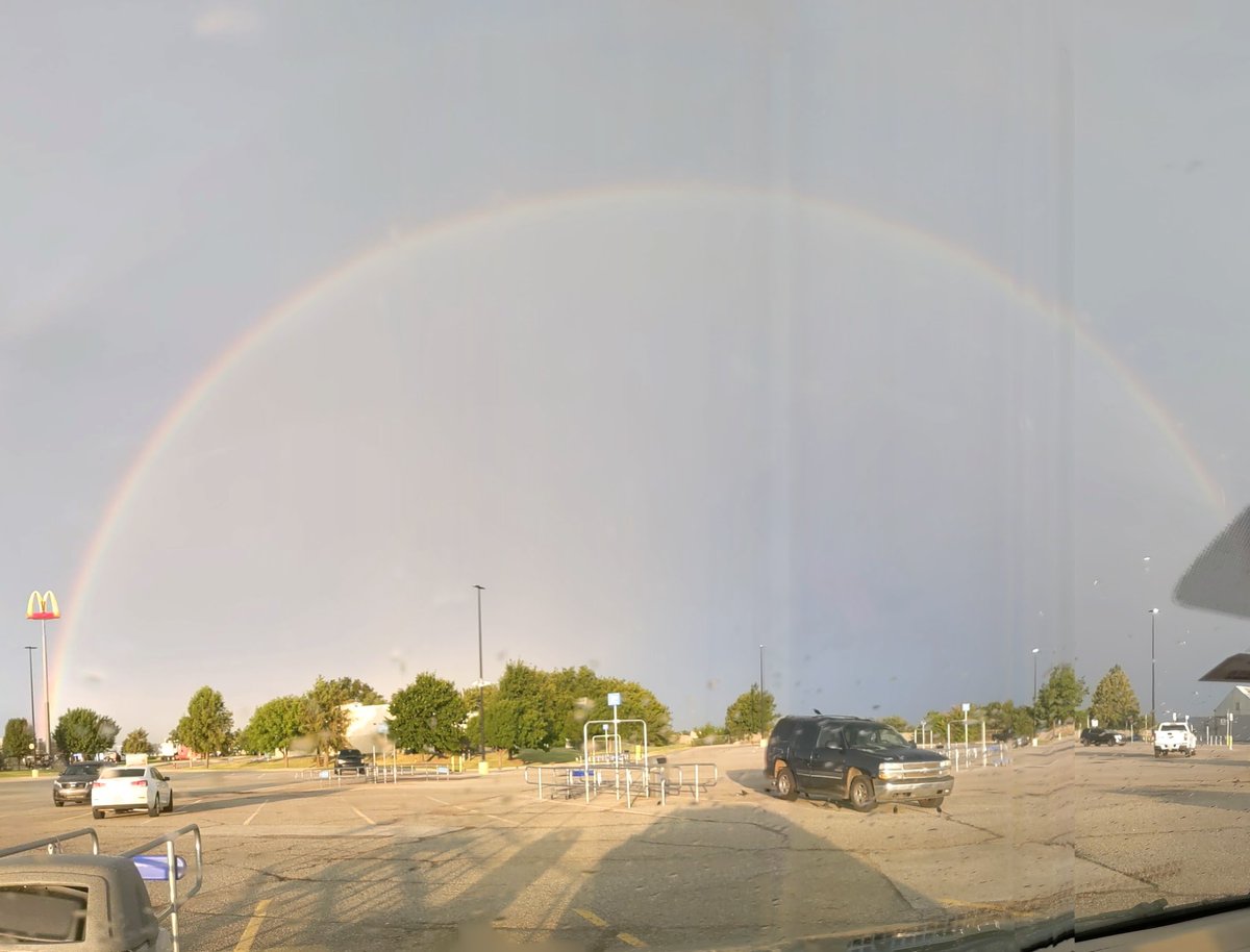 WalleyChristine's tweet image. Double Rainbow this morning
#rainbow #kocofirstalert
