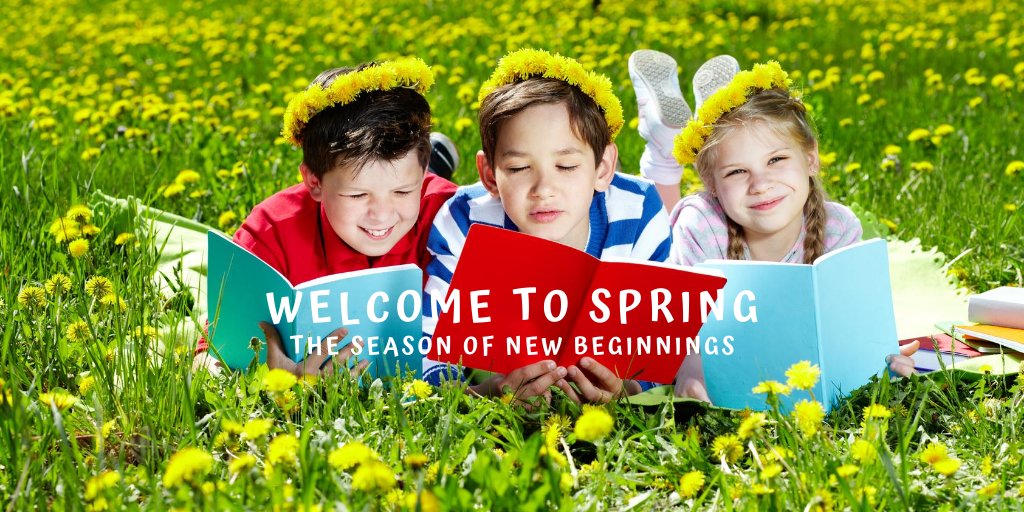 Spring is the season of hope and possibilities, and things to look forward to. Happy Spring, everyone. #readingopensdoors #reading #literacy #literacymatters #kidsbooks #reading #getkidsreading #helpingkidslearntoread #supportingchildren #helpingkidslearn  #goodbooks