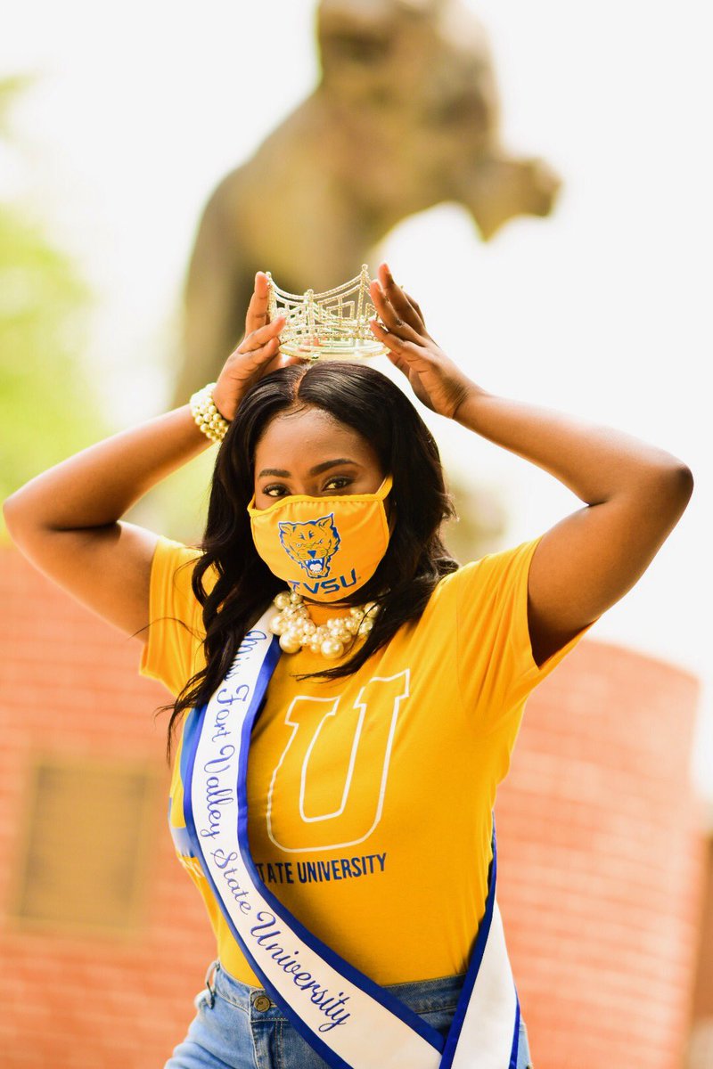 Itskeywi's tweet photo. Can’t bring me down I know who I belong to! Proud Queen of the #1 public HBCU, in the state of Georgia! 👑 🙌🏾

#QueenOfAPandemic #HBCUQueens #HBCU #FVSU #MissFVSU #Faith #SeniorYear 

📸@JBPerfectPhotos https://t.co/TWGBbsGilf