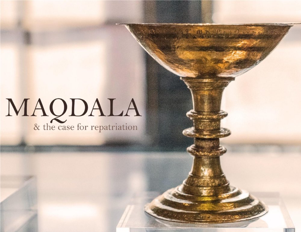 And the  #BritishMuseum’s plunder trail ignores the  #Maqdala treasures that were looted in a military operation in Ethiopia by British forces and which are now not even on display in the museum