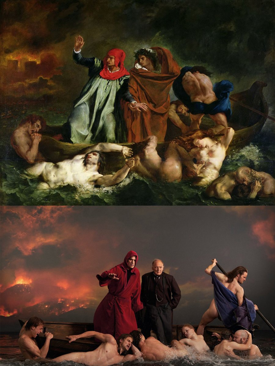 JBHorrorShow's tweet image. I think Trier only re-creates paintings to elevate his films above the rest. He often make this in his films, and usually with no other purpose than art for art's sake.