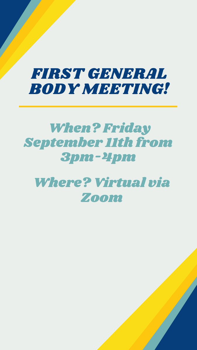 humanityfirstcf's tweet image. We are so excited to announce our very first general body meeting of Fall 2020! It is happening next Friday September 11th at 3pm, so mark your calenders🗓. We cannot wait to see all of our members, and plan a year of fun and safe service!😃