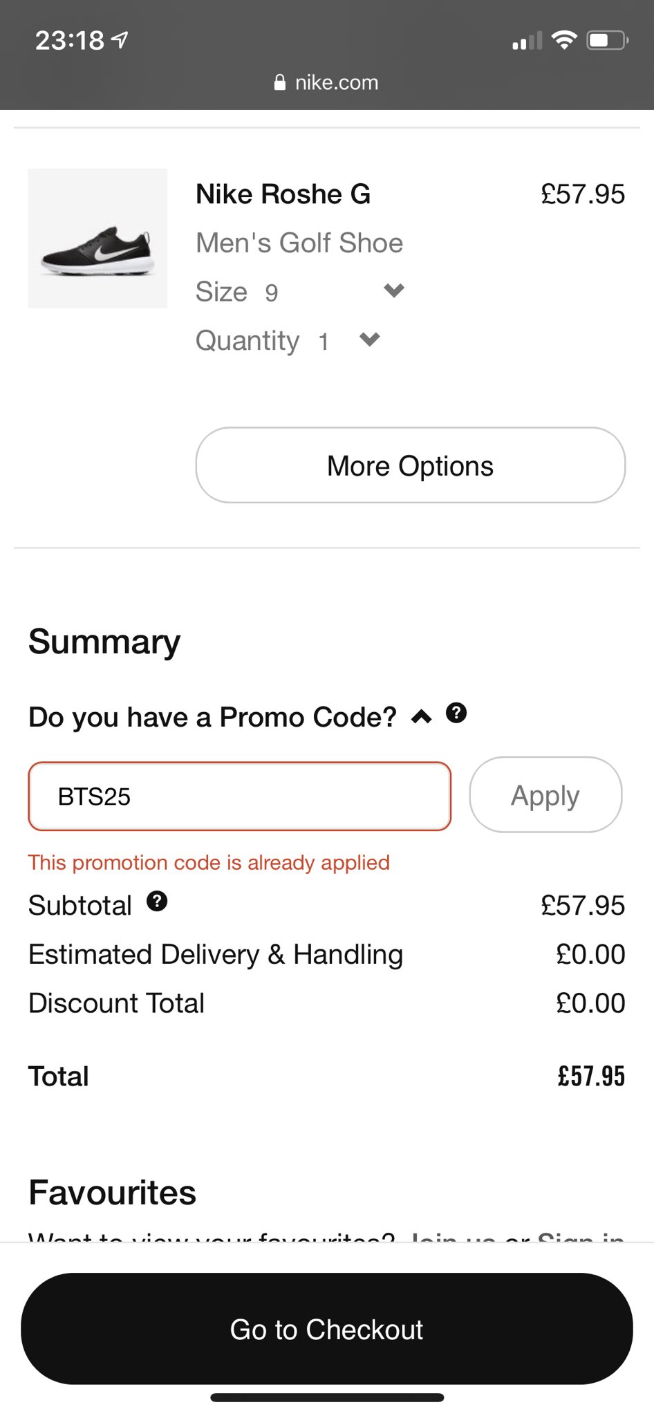 Valid nike shop promo code