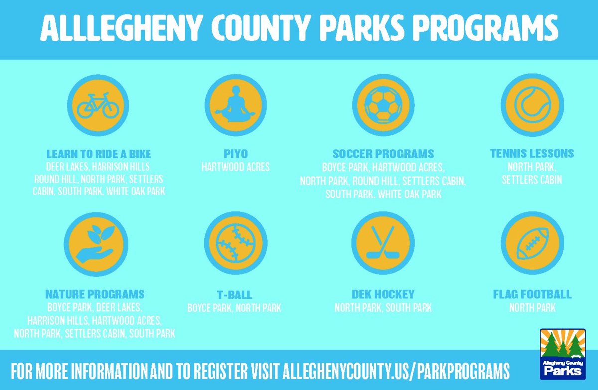 Visit alleghenycounty.us/parkprograms

#pittsburgh #parent #pgh #pghparent #pghparentmag #city #online #magazine #local #media #article #read #kids #children #parenting #parents #family #families