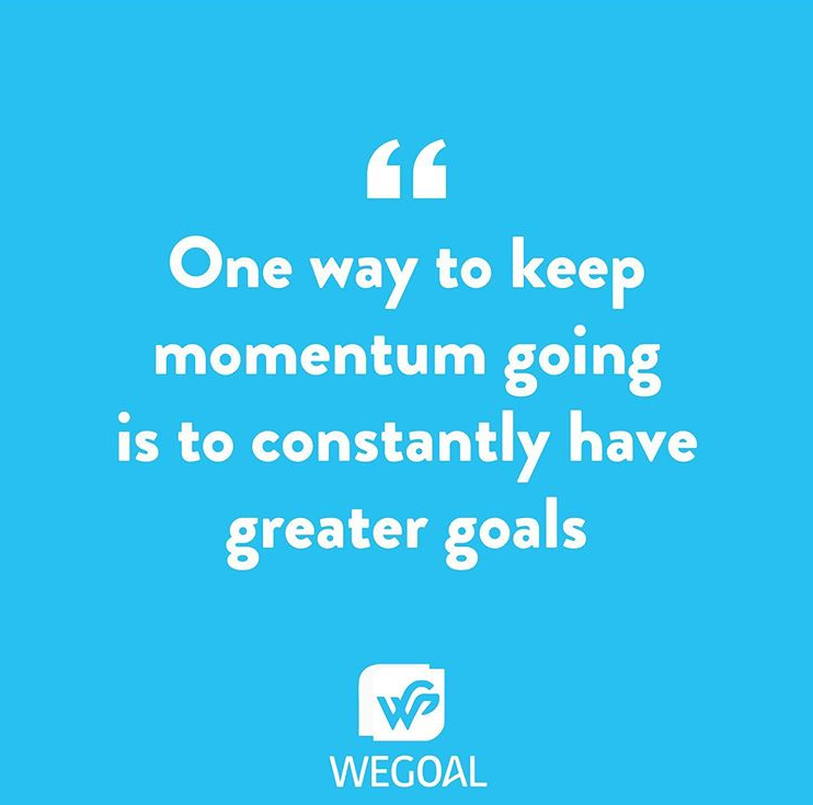 WeGoalApp1's tweet photo. Michael Korda’s quote is on the money!! Never stop achieving! If you achieve one goal, come up with another even more ambitious goal. On WeGoal, you will be able to connect with a community that is productive, positive and most importantly supportive. #mentality #startup #app https://t.co/MaXamIkoI3