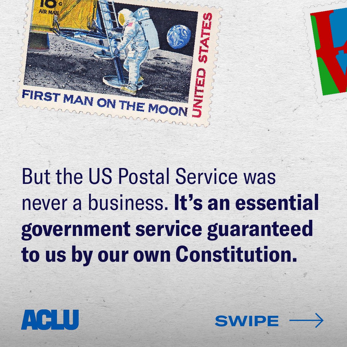 The USPS is critical every year — and this year we need it to provide COVID-19 information and supplies, deliver medication and unemployment benefits, and ensure that we can all vote by mail.