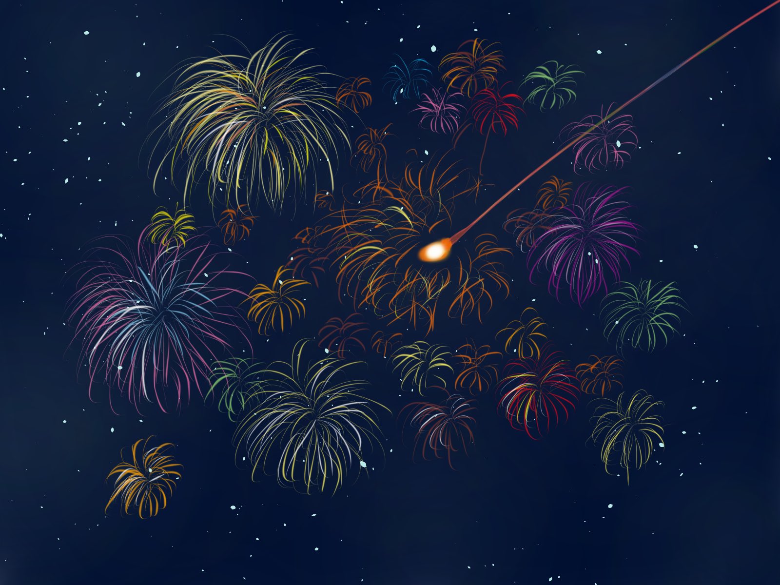 تويتر Nanami على تويتر 夜空に浮かぶ線香花火 夏ももう終わりに近づいてる イラスト オリジナル 線香花火 夏の終わり 一日一絵 今日のイラスト Clipstudio T Co Wy6kqb6tp4