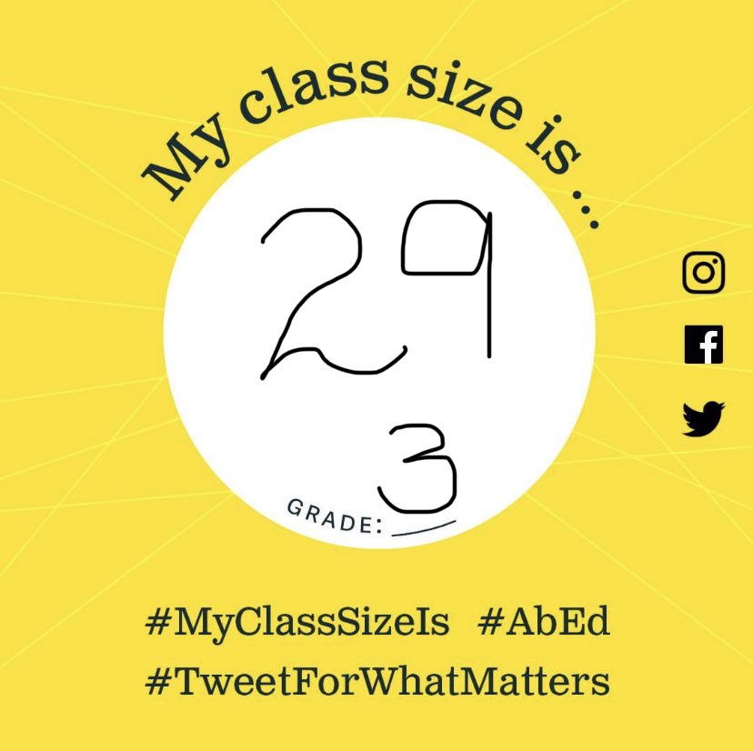 swingonastar3's tweet image. I can’t believe that this is even something teachers and parents are needing to fight for during a pandemic. The number grows if online students return. The government needs to do better by our children.
#MyClassSizeIs #TweetForWhatMatters 
#AbEd