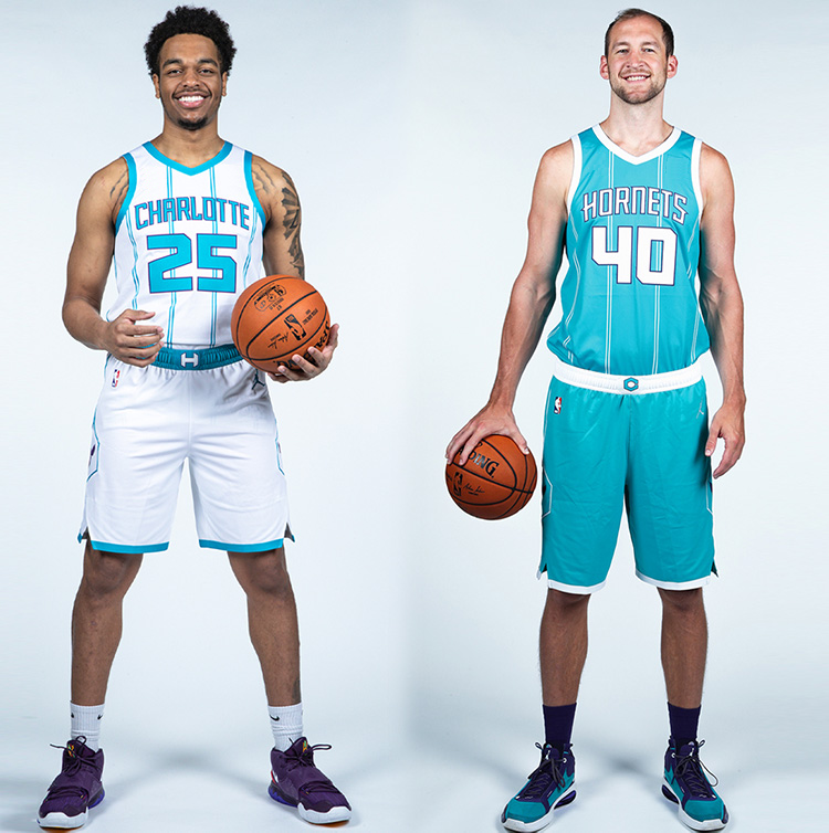 McJohnson922's tweet photo. @hornets @LendingTree @PJWashington @CodyZeller Great looking jerseys, but they just had one slight flaw that I've corrected. #NoAdsOnJerseys https://t.co/KNM9ASWQOh