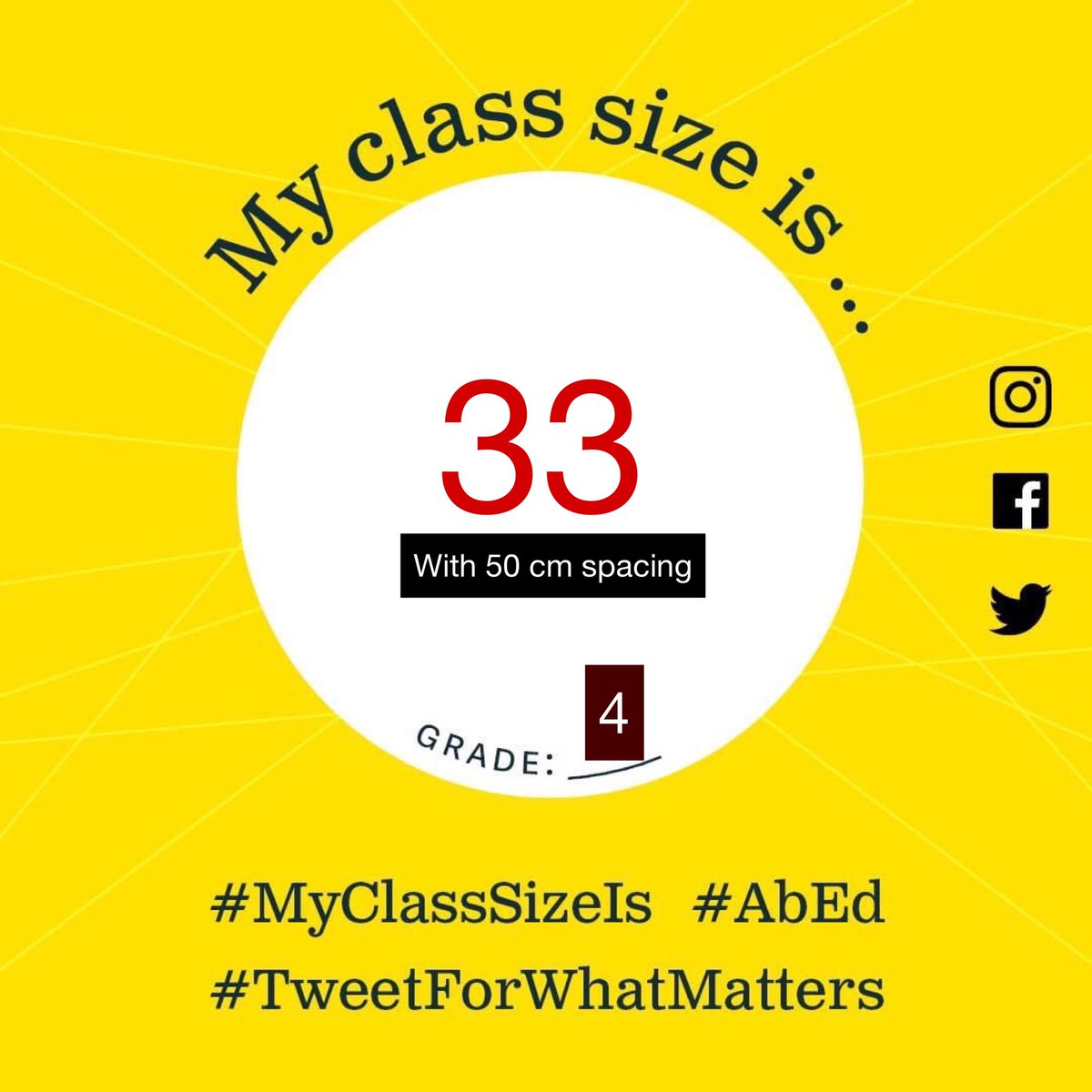 MarioCabral's tweet image. #MyClassSizeIs #abed #TweetForWhatMatters