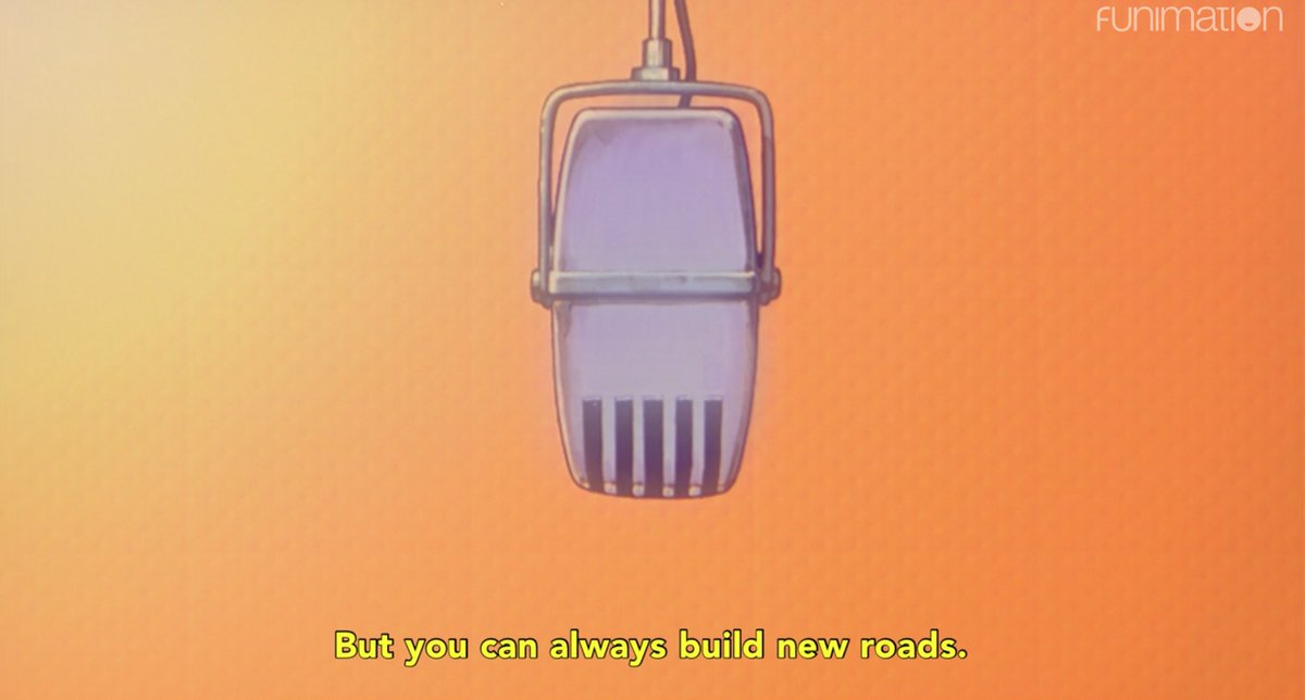 This is absolutely GORGEOUS. Anthy & Utena are literally paving the way for future travelers to follow them into uncharted territory. It isn't just about their own escape, but enabling the liberation of everyone else they left behind this time.I'm emo about road construction now.