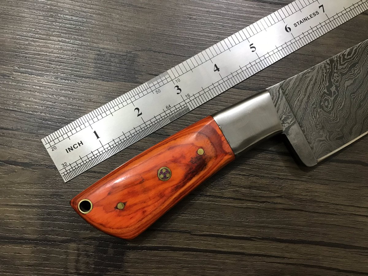 TurtleBladez's tweet photo. Damascus Steel #chefknife 13.5" dollar sheet Handle 

✅ Quality 100% 

#grill #chefknife #fish #fishlover #steak #kitchen #food #bbqlovers #chefknives #canada #damascusknife #knifesale #knifelover #handmade #knifemakers #cleaver #cheflove #handmadegift #damascussteel #chefgear https://t.co/pn3BOk4xPT