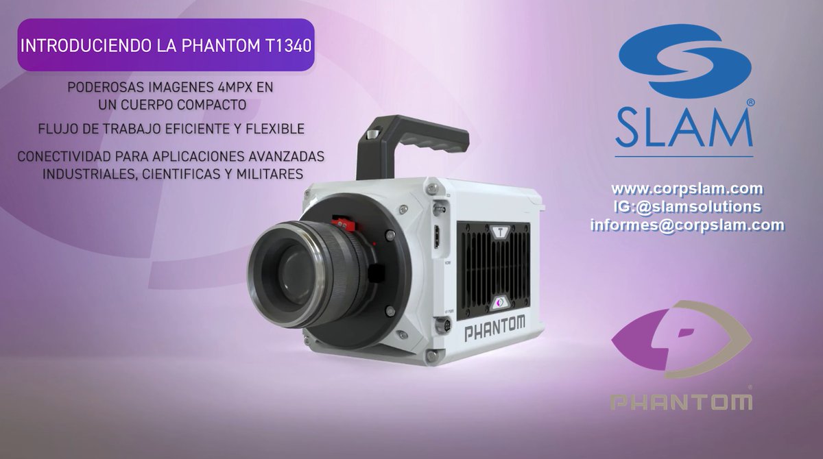 SLAM_Solutions's tweet photo. La Phantom T1340 4Mpx 3270fps@2048x1952 Binning 10GBEth CineMag 2/8TB hasta 144GB RAM
Nuevo diseño UltraHigh Speed @phantomhispeed @Phantomexico 
#militarytech #ultrahighspeed #researchanddevelopment #materialsanaylisis #slowmotion #materialsengineering 
https://t.co/kQVvhz0sqD https://t.co/a4RI2HOA2Q