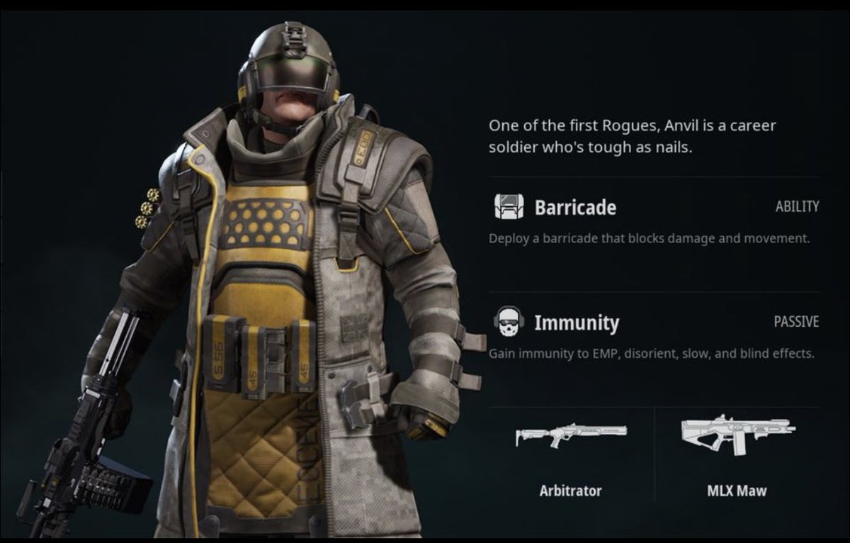 facethegr8's tweet image. As part of my growth on twitch I will be making YouTube videos about the characters of #RogueCompany  starting with the first rogue Anvil. If I start would y’all watch ? 🤓