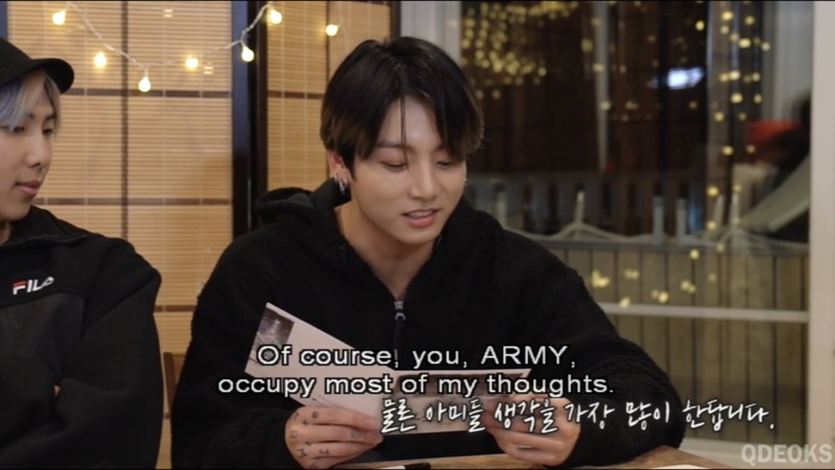 — BUT most especially who has a big LOVE for armys  the man who never fails to include us to their success , who tattooed us on his knuckles who cries for his love for us who always say that he thinks of us everytime and always reminds us to always be happy 