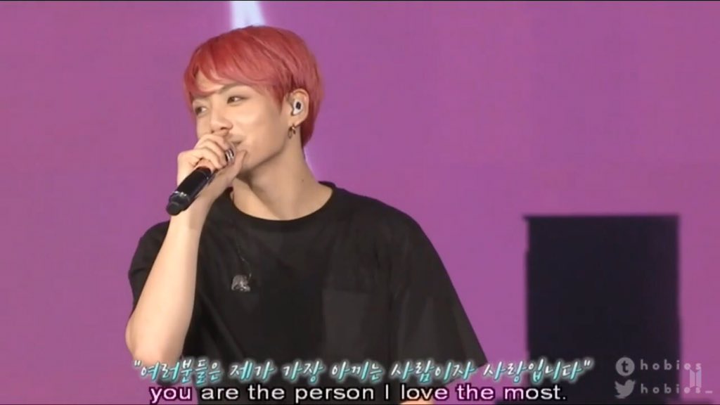 — BUT most especially who has a big LOVE for armys  the man who never fails to include us to their success , who tattooed us on his knuckles who cries for his love for us who always say that he thinks of us everytime and always reminds us to always be happy 