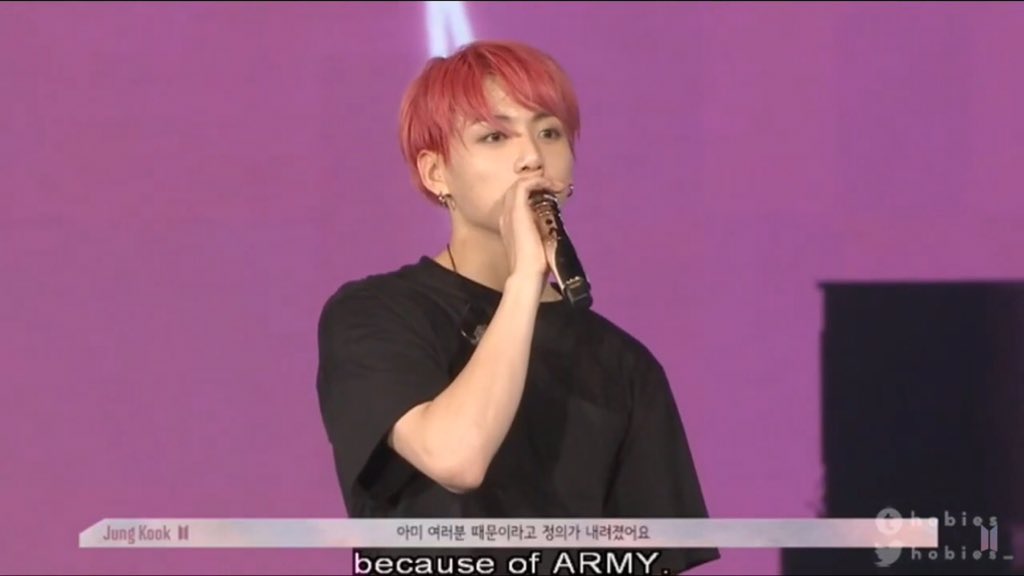 — BUT most especially who has a big LOVE for armys  the man who never fails to include us to their success , who tattooed us on his knuckles who cries for his love for us who always say that he thinks of us everytime and always reminds us to always be happy 