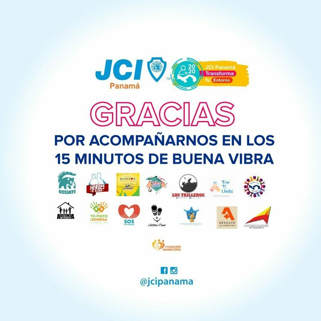 ¡Gracias por acompañarnos en los 15 minutos de buena vibra!💙

@Ecoatipanama @heroesdeblancopty @barriospanama @comidaparanuestrosheroes @Lostrilleros @asistenciaalimentariapanama
@ypusonrisa @sospty2020 @portiunidos_ @ayudaatupanama @contrapesoc3 <a href="/fundacion/">Divina Providencia</a>pequelu @fundacion…