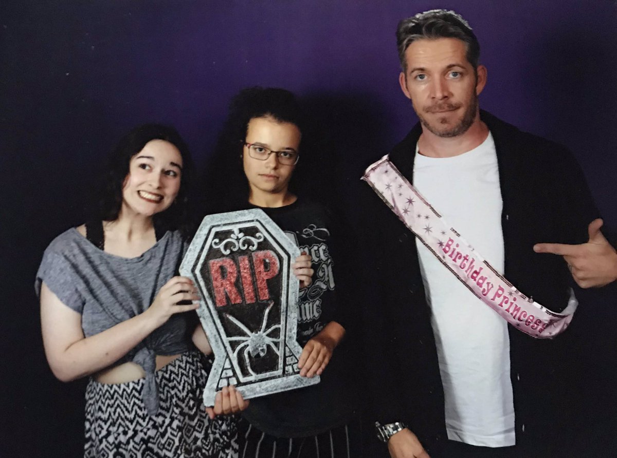 Last  @sean_m_maguire photo is the infamous photo with  @whiskeywitches  I forgot a prop and the sash is on backwards even though we tried to fix it so it makes no sense lol but it still turned out not bad. Thanks Sean for cooperation with us even if you were confused :)