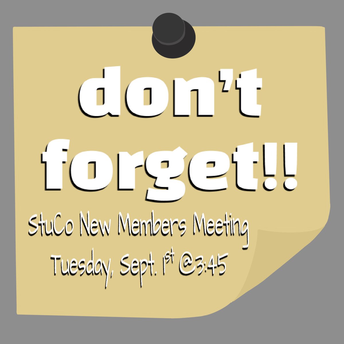 ginwstuco's tweet photo. Don’t Forget! Meet us in Mrs. Mazour’s room in the freshman hallway tomorrow @ 3:45 for new member information! 
👉🏻Can’t make it? No worries! Email Mrs. Mazour for an application! 
#ginw #ginwvikings #rowtogrow https://t.co/NCAJg7xKCo