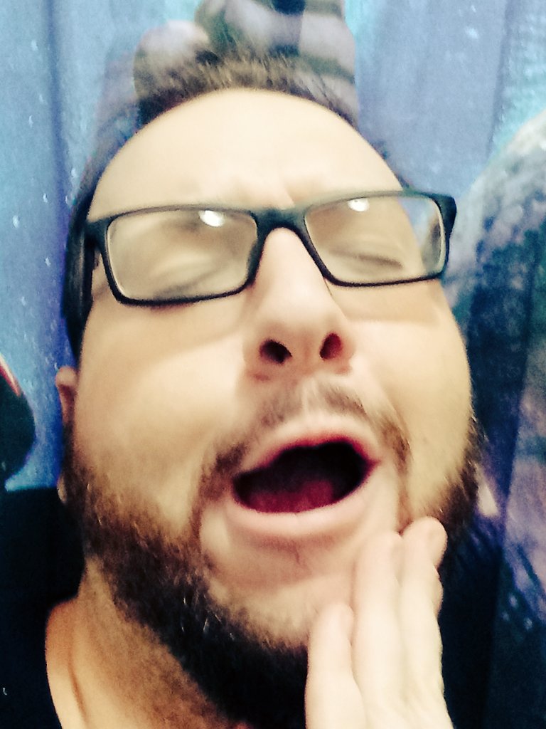 Lyttlefpv's tweet photo. It must almost be that time again. Fuck this bad day come play with me and you can see this face live. 930 pm est tonight we play human fall flat and maybe mario maker!! Link in the bio!! https://t.co/HG449G5j1y