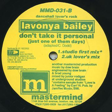 JuniorRodigan's tweet photo. Big Respect to #LavonyaBailey 
Boston's top #Dancehall #Reggae singer of the 90s 
Covered both these classics by #Brandy and #Monica 
plus
#AsWeLay by #ShirelyMurdock 
#LetsWaitAWhile by #JanetJackson 

Prod by #JuniorRodigan 
#MastermindRecords 

#BrandyVsMonica #Verzuz https://t.co/5pPO796dll