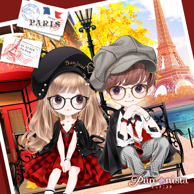 ピュアニスタ公式 ピュアニスタ通信 アイテム紹介 ボーイミーツガール ガチャ 始まりはあの場所から めぐる季節 想い出のパリへ 初回無料 ボーナススターでも購入できます 詳しくはアプリ内のお知らせをcheck