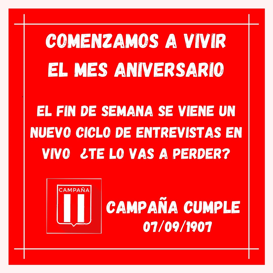 #VAMOSCAMPAÑA
#UnClubCadaDíaMásGrande