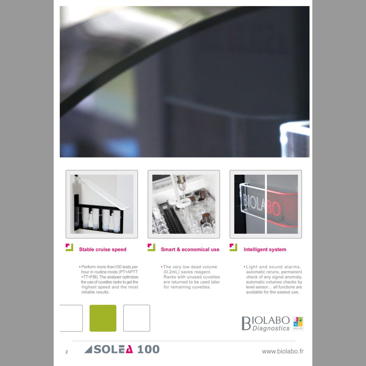 KaryaDeli's tweet image. Solea 100 Fully Automated Analyzer For Haemostasis🩺
Berfungsi untuk pemeriksaan hemostasis pembekuan dan pendarahan pada tubuh manusia🩸
Untuk pemesanan, sgra hub kontak yang tertera di bio ya☺

#solea100
#automatedanalyzer
#alatkesehatan 
#delikaryaprima