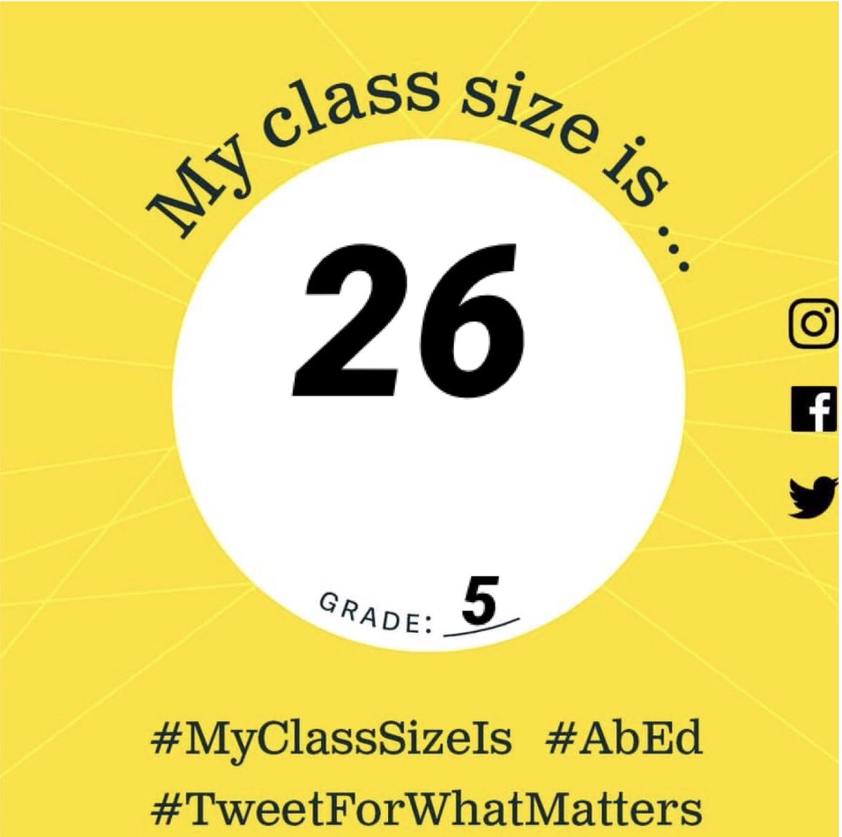 MrsFowler5's tweet image. #myclasssizeis #AbEd #tweetforwhatmatters