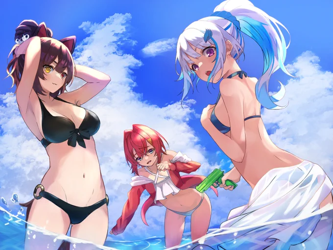 9月になったけどまだ暑いし実質夏
#絵ンジュ
#ヘル絵スタ
#いぬいらすと 