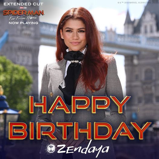 Happy Birthday to Zendaya! 