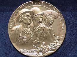 22 of 23Public Law 114-265 – Filipino Veterans of World War II Congressional Gold Medal Act of 2015. This act was approved Dec. 14, 2016, collectively, to the Filipino veterans of World War II, in recognition of the dedicated service of the veterans during World War II.